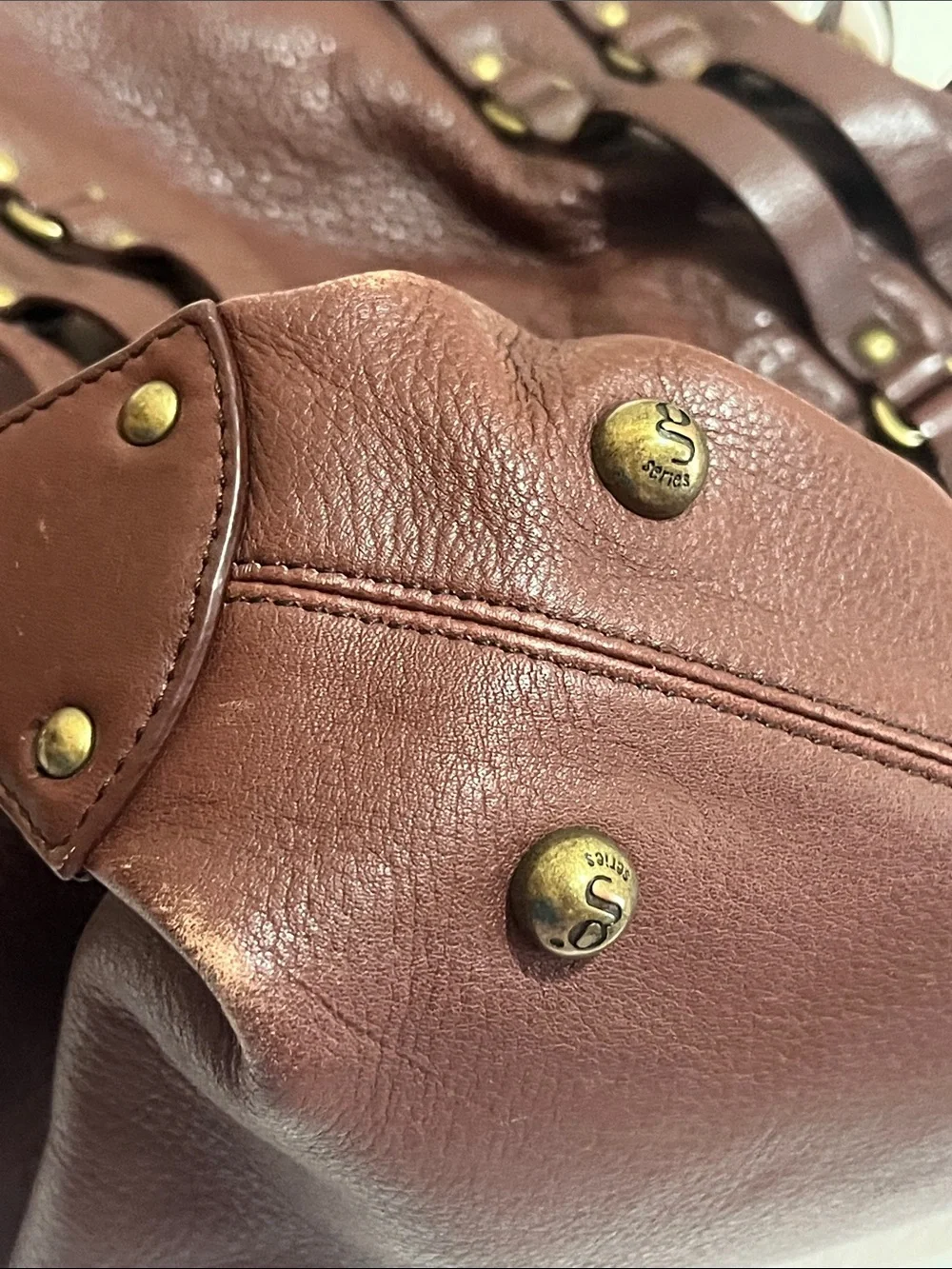 G series Flap Brown Soft Leather Bag Tobacco Glamour Sport Lthr Unit